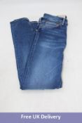 Nudie Jeans Women's Hightop Tilde Southern Lights Jeans, Light Stonewash, Size W28 / L28