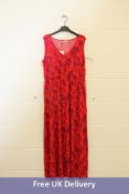 Oui Maxi Women's Dress, Red, EU 40