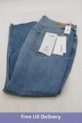 Grlfrnd Ao Lo High Rise Skinny Jeans, Blue, Size 32