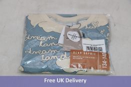 Seven Dear Sophie Dreamland Blue Pyjama Top to include 2x Size 134-140, 2x Size 122-128, 2x Size 98-