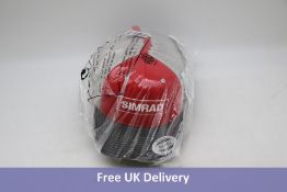 Twelve SIMRAD Snapback Caps, Red/ Grey, One Size