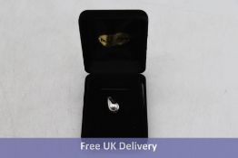Madelyn Sterling Silver Teardrop Pendant and 24