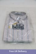 B.D Baggies Bradford Shirt, Regular Fit XXL, Multi Striped