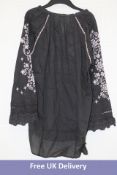 Odd Molly Women's The Ideal Tunic Blouse Top, Asphalt/2, Size 2