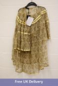 Twinset Women's Tunic Dress, Yellow, Size 44