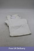 Equipment Kalil Women's Loose Linen 3/4 Length Trousers, White, UK 8