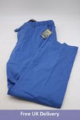 Meyer Oslo Modern Fit Trousers, Light Blue, Size W 44, L 32