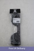 Six Shrey Cricket Neck Guards 2.0, Black, 2x Small, 2x Medium and 2x Large