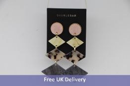 Five pairs of Baublebar Multi/Gold Earrings