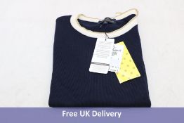 Luisa Spagnoli Women's Mastosa Tshirt, Blue/Creme/Yellow, Size S