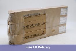 Three Cartridge Low Temperature Fixing Chemicals Toners to include 1x Yellow, 1x Magenta, 1x Cyan