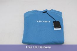 Ron Dorff Men's Short-Sleeved Sweatshirt RD, Blue, Size XS