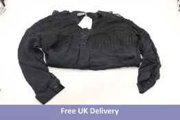 Maryan Mehlhorn Buttoned Tunic, Black, Small