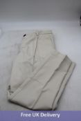 Hugo Boss Men's Kirio Trousers, White, UK 50