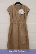 Peserico Women's S02984 Dress, Beige, Size 42