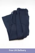 Nanushka Women's Ylia Wool-Blend Knitted Trousers, Navy, Size XL