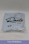 Rails Women's Willow Ruffled Shirt, Light Vintage, Medium