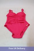Maryan Mehlhorn Elevation Swimsuit, Electric Pink, 38 B