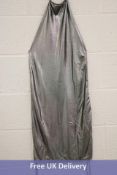 Two Motel Women's Nowa Dress, Silver Metalic, Size M