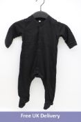 Nine A Baby Brand Children's Body Suit, Black, UK 3M