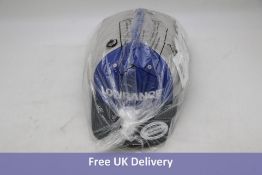 Twelve Lowrance Snapback Caps, Blue/ Grey, One Size