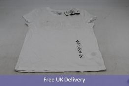 Four Polo Ralph Lauren Girl's Southwest Summer T-Shirts, White, 1x Age 6, 1x Age 7, 1x Age 8-10 and