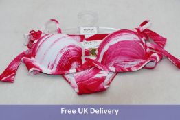 Maryan Mehlhorn Energy Bikini, White Magenta, UK 8 C