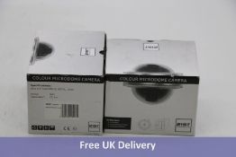 Three 21st Century Colour Micro Dome Cameras, Black, M431