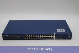 Netgear GS724T. Used, Not Tested, No Cables
