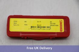 Two Dormer E500 HSS Coarse Tap Straight Flute 6mm, 3 per Pack