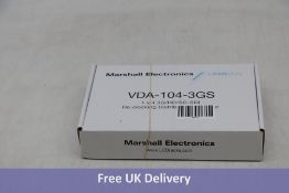Marshall Electronics VDA-104-3GS 1×4 3G/HD/SD-SDI Re-Clocking Distribution Amplifier