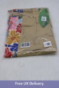 Farm Rio Women's Sunny Daisies Pants, Sand, Size L