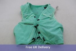 Salomon Adv Skin 12 W Set Beach Glass, Ebony, Pool Blue, UK S, slight marks to material on left