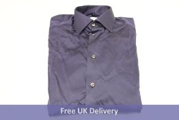 Eton Men's Signature Slim Twill Shirt, Dark Blue, Size 39