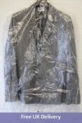 John Varvatos Men's Levy Jacket, Med Grey Size 50
