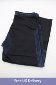 Nicholas Daley Men's Casual Trousers, Navy Blue, UK 32