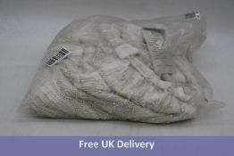 Beauut Women's Embellished Sequin Dress with Tail, Iviry, UK 8