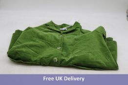 The Italian Closet Women's Campania Cotton Velour Oversized Swing Jacket, Grass, No Size