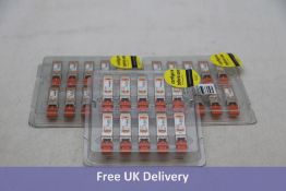 Three Packs of Ten Flexoptix MMF 850NM Optical Transceiver 11GBit