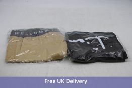 Ten Martial Arts Nation Shorts to include 5x Sand, Size L and 5x Black, Size L