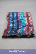 Amy Lynn, Disco Sequin Mini Dress, Size S