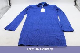 Haveone Women's Tubino Long Sleeve Dress, Royal Blue, Size M