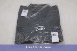 John Varvatos Men's Marshall Western Sport Shirt, Regular Fit Size M, Black