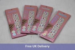 Sixty Packs of Lottie London Stick to It Random Nail Sticker Kits