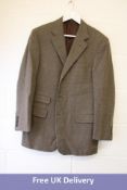 Ralph Lauren Purple Label Men's 100% Cashmere Doug 602 Blazer, Brown, Size 40 Reg. Used, Good Condit