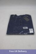 John Varvatos Men's Stanton Henley, Capri Blue, Size S