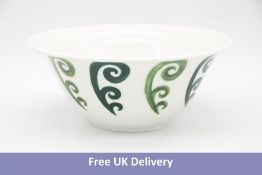Land of Belle Athenee Two Tone Green Large Bowl, 23cm Diameter, 10cm Height