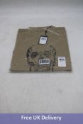 John Varvatos Men's Skull Tee, Hamp, Size XS