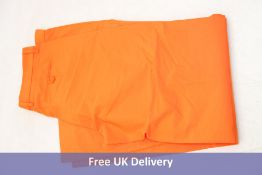 Roberto Collina Men's RN53049 Men's Trousers, Orange, Size 48, No Tag
