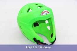 Top Ten Boxing Head Guard Lime Green, Size K20, 4066-5004, No Box